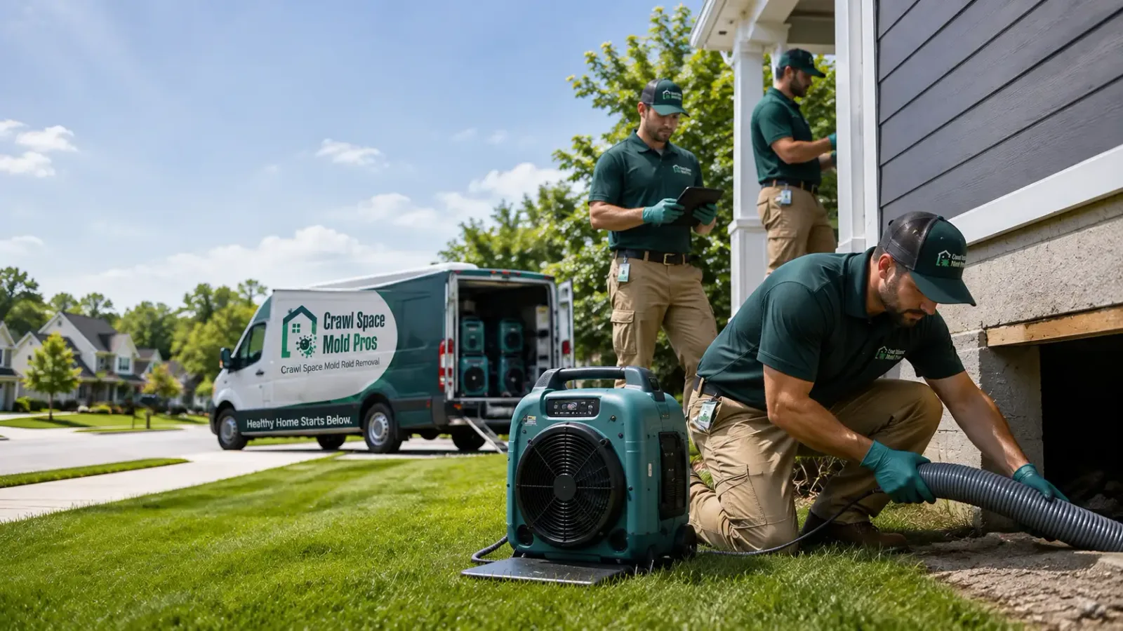 Crawl Space Mold Removal in Sullivan, IL